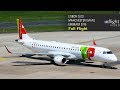 TAP Portugal (TAP Express)  Full Flight Trip Report: Lisbon to Manchester (Embraer E195) - with map