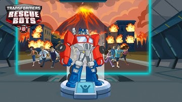 Transformers Rescue Bots: Dash 🤖Play as OPTIMUS PRIME: leader of the Autobots, with the T-Rex Roar!
