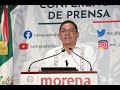 Conferencia de prensa del Dip. Steve Esteban Del Razo Montiel (Morena)