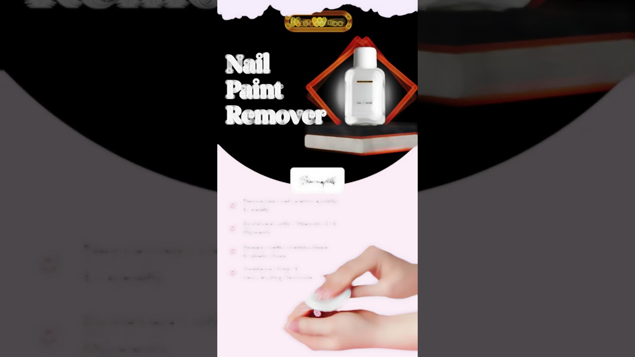 🔥Say goodbye to stubborn polish with Kanwhizz Nail Paint Remover 