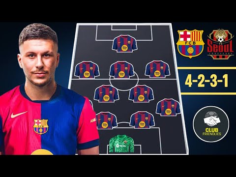 BARCELONA VS FC SEOUL | PREDICTED LINE-UP With ROONEY | CLUB FRIENDLY MATCH 2025 #4231 BARCELONA VS FC SEOUL | PREDICTED LINE-UP With ROONEY | CLUB FRIENDLY MATCH 2025 #4231 Thumbnail