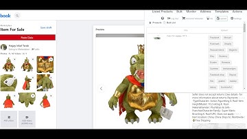 Upload from existing products or bulk list to any marketplace like Woocommerce FBMP eBay and more
