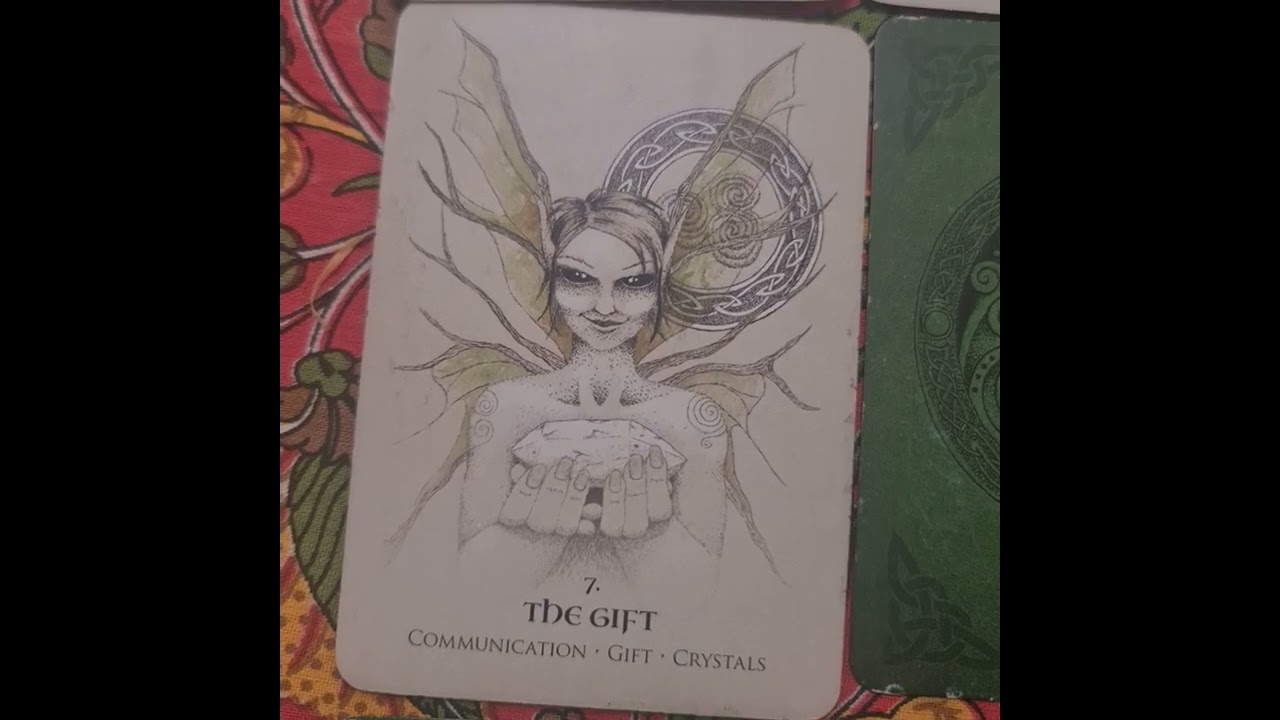 Celtic Spirit Oracle cards Line up reading with Sarah-Earth Spirit 
