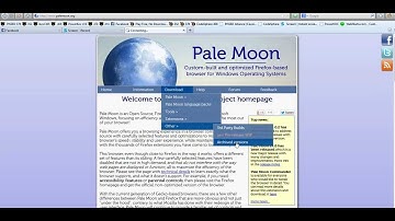how to down load older pale moon versions