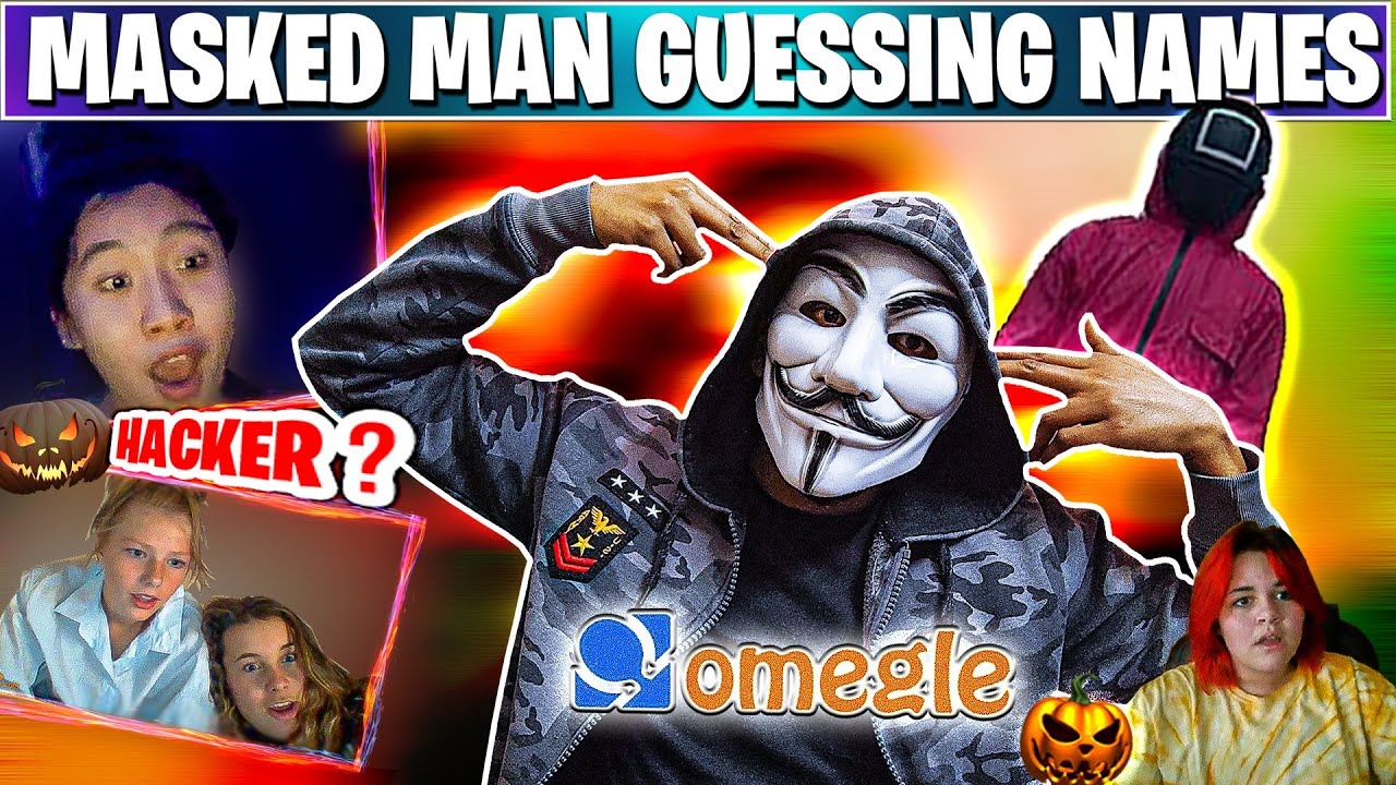 Mask Man Scaring Girls on OMGELE  by calling them with their name 😱 Part-2