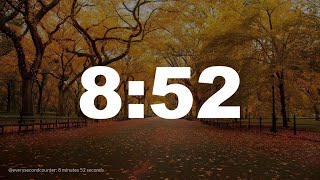 8 minutes 52 seconds [532 secs] clock timer countdown || Alarm Focus