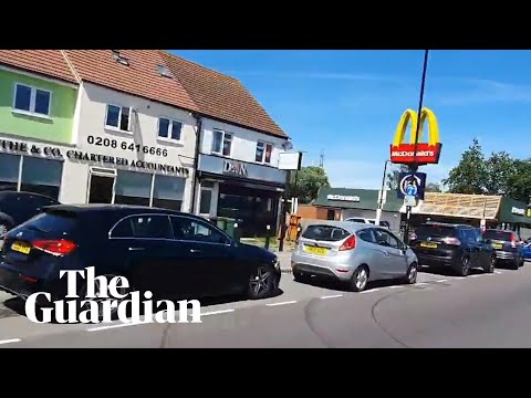 Hour-long queues as McDonald's reopens drive-through restaurants