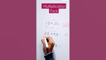 Two Digit Multiplication trick whose Unit digit is 5 and difference is 20 || #maths #shorts