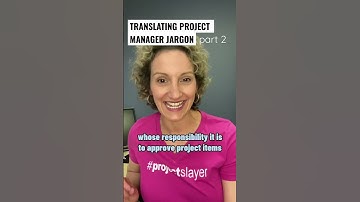 Translating project manager terms (part 2) #shorts