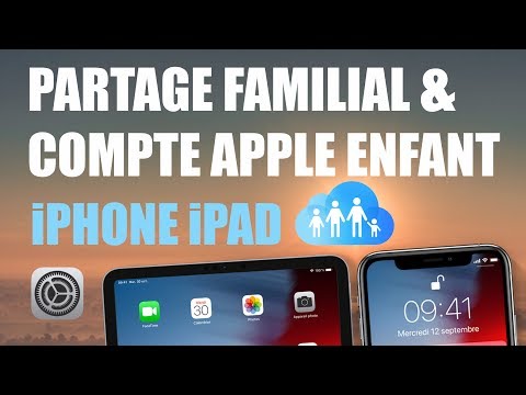 Activer le partage familial Apple et créer un compte Apple Enfant (contrôle parental) • iPhone iPad