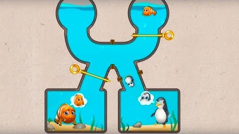 Mini game Fishdom. Fishdom ads collection -43.Save the fish,help the fish.