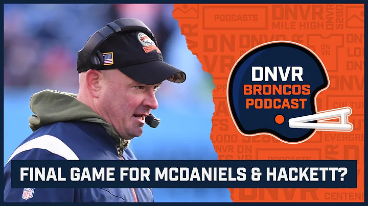 Could Sunday be the final game for Josh McDaniels ...