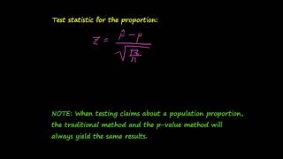 Hypothesis Tests: Proportion Basics