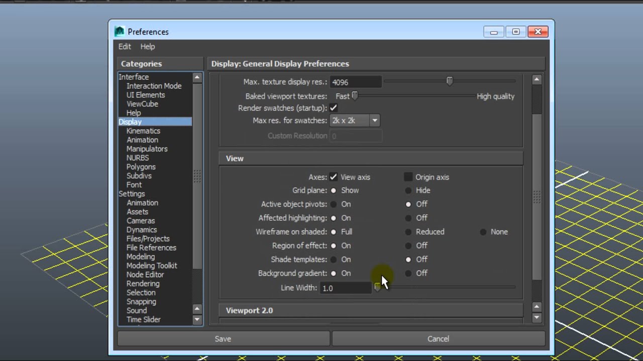 How to Turn Off the Background Gradient in Autodesk Maya - YouTube