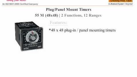 SELEC 55M ANALOG TIMERS
