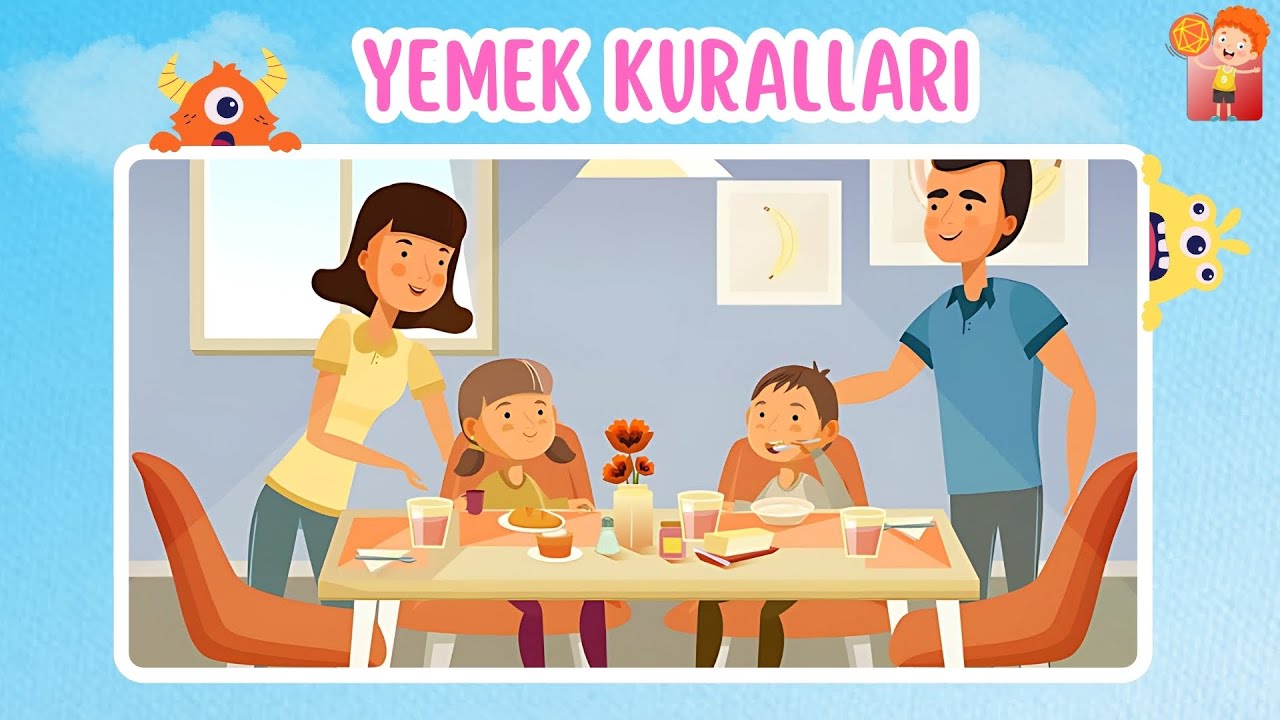 🍽️✨ Yemek Kuralları / Okul Öncesi