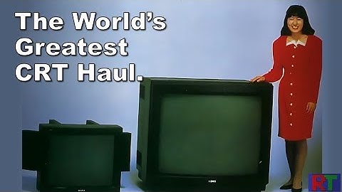 Finding the Biggest CRT on Earth - Cathode Ray Podcast with @ShankMods & @ZezRetro