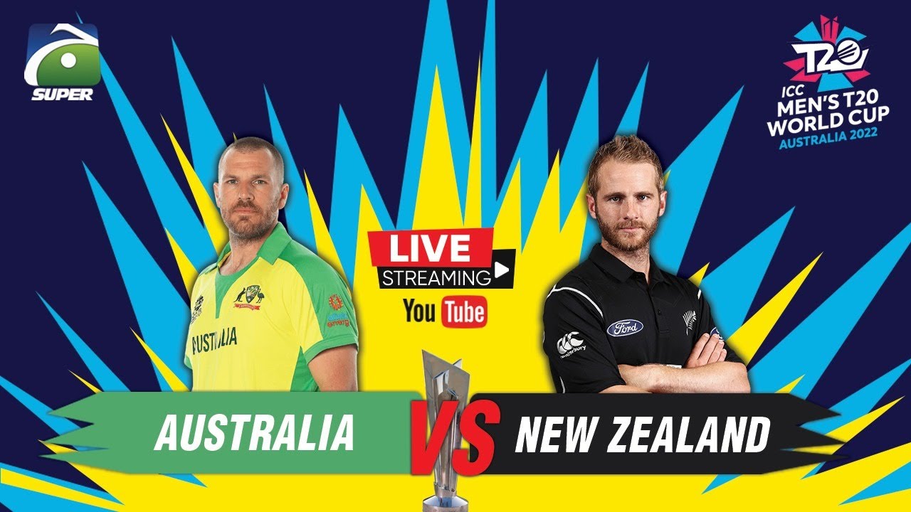 Live Australia vs New Zealand ICC Men's T20 World Cup 22nd Oct