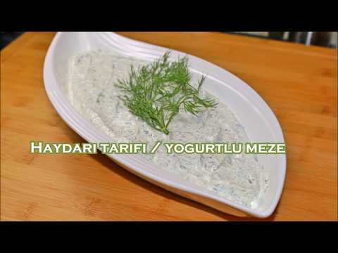 Haydari Tarifi / Nefis Yogurtlu Meze