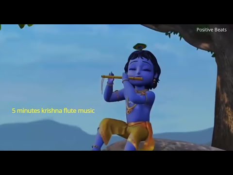 Shri Krishna flute music Morning Flute Music   5 minutes krishna flute music