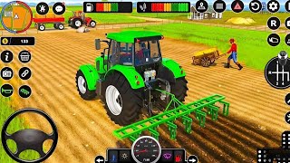 Real Tractor Farming Simulator 2024 - Harvester Tractor Driving - Android Gameplay part -4 screenshot 2