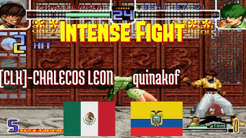 FT10 @kf2k2pls: [CLK]-CHALECOS LEON (MX) vs quinakof (EC) [KOF 2002 Plus kf2k2 Fightcade] Aug 15