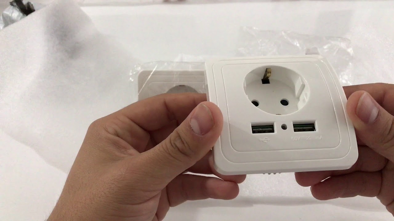 Usb girişli duvar prizi aliexpress YouTube