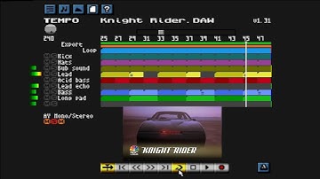 NextDAW - Knight Rider & AY Control work in progress video