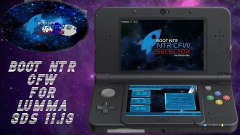 How To Install Boot NTR CFW Selector, Cheats, Stream Your 3DS To Your PC (Download for 11.14 )