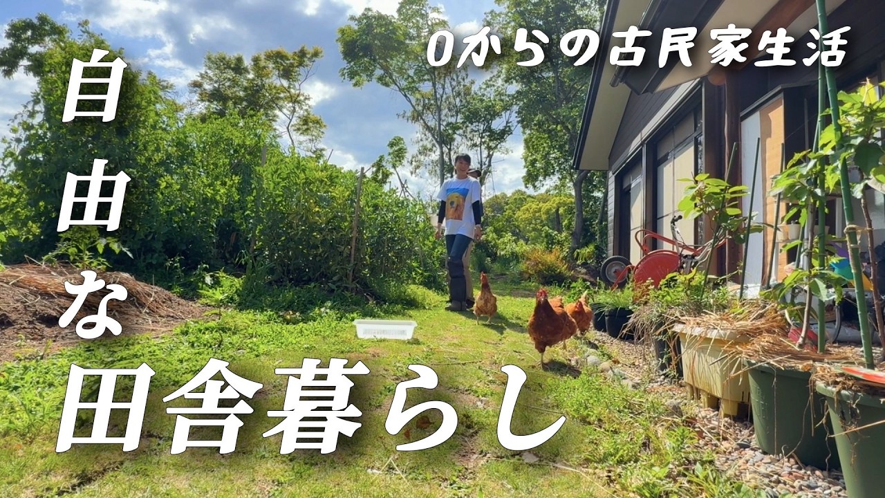 【古民家田舎暮らし】自給自足の畑作業/楽しみ方は無限大【移住89】
