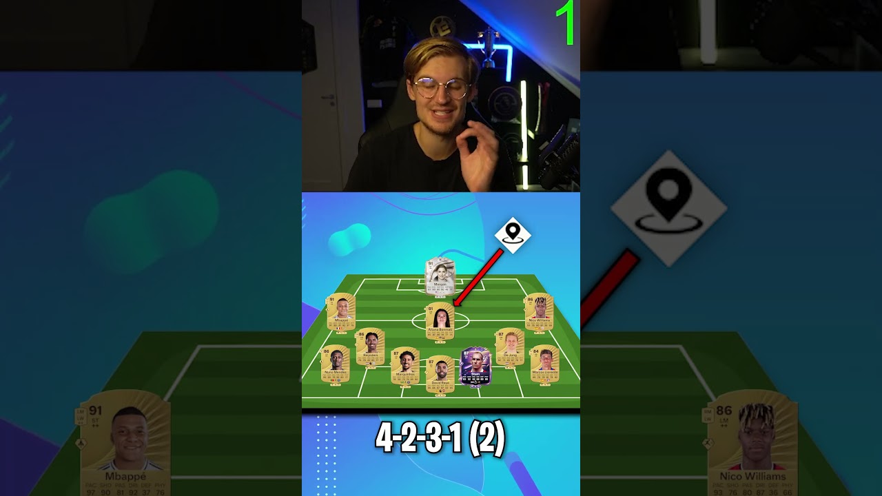 🛑 STOP Losing Games and Play Like a Pro With This 4-2-3-1 Tactic in FC26🔥#fc26 #tactics #tips #4231
