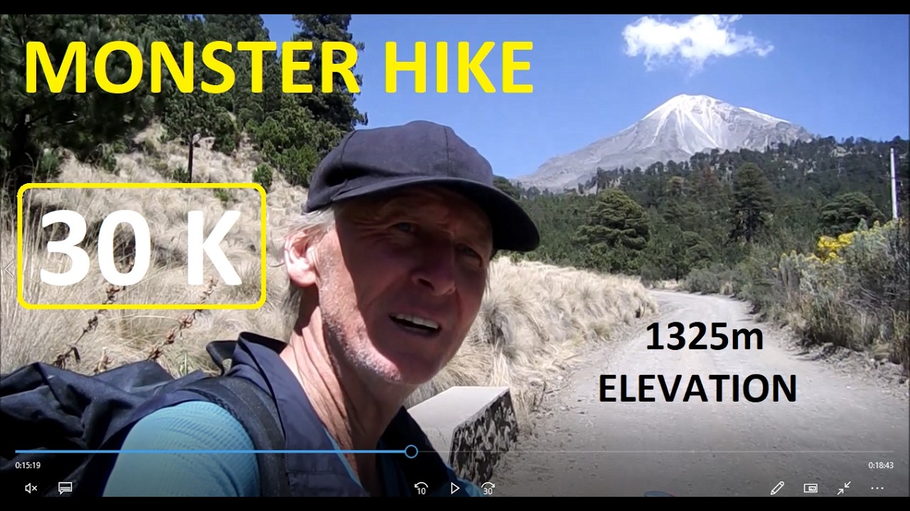 PICO DE ORIZABA - 30K CAMINATA MONSTRUOSA - ATZITZINTLA a CASETA VIGILANCIA SIERRA NEGRA