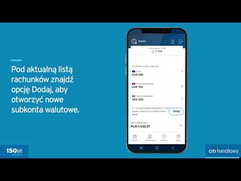 Jak otworzyć konto walutowe w Citi Mobile?