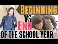 Beginning VS End of the School Year | Brent Rivera