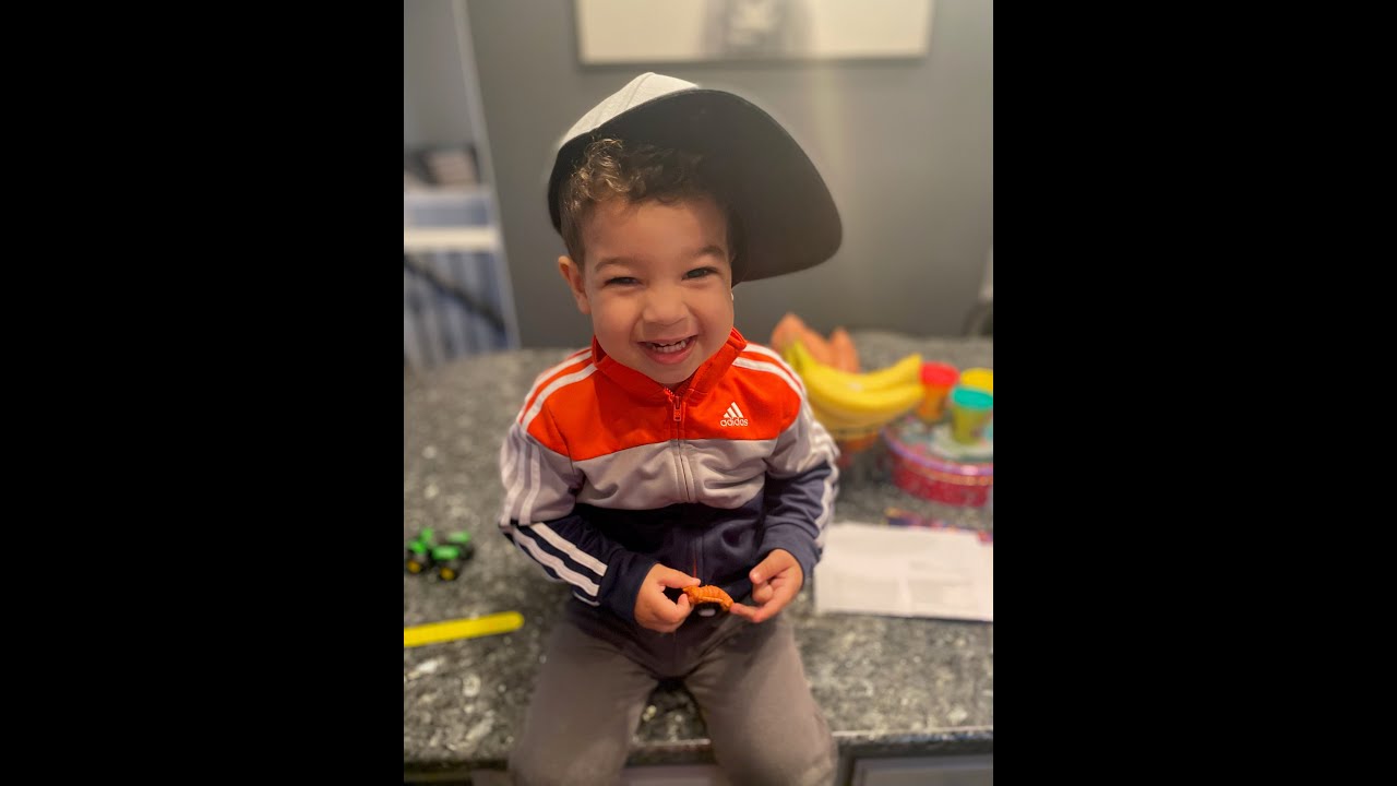 Cinnamon Roll Protein Pancakes with my lil man