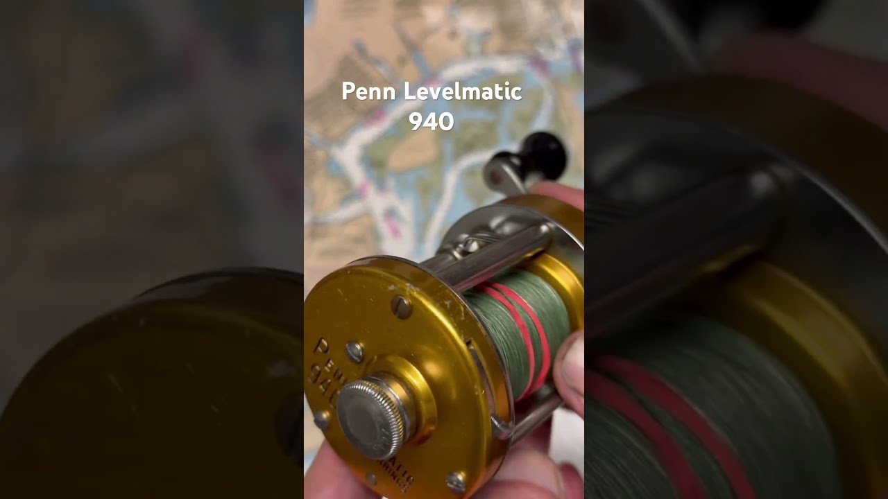Penn Levelmatic 940 fishing reel for the day #fishing - YouTube