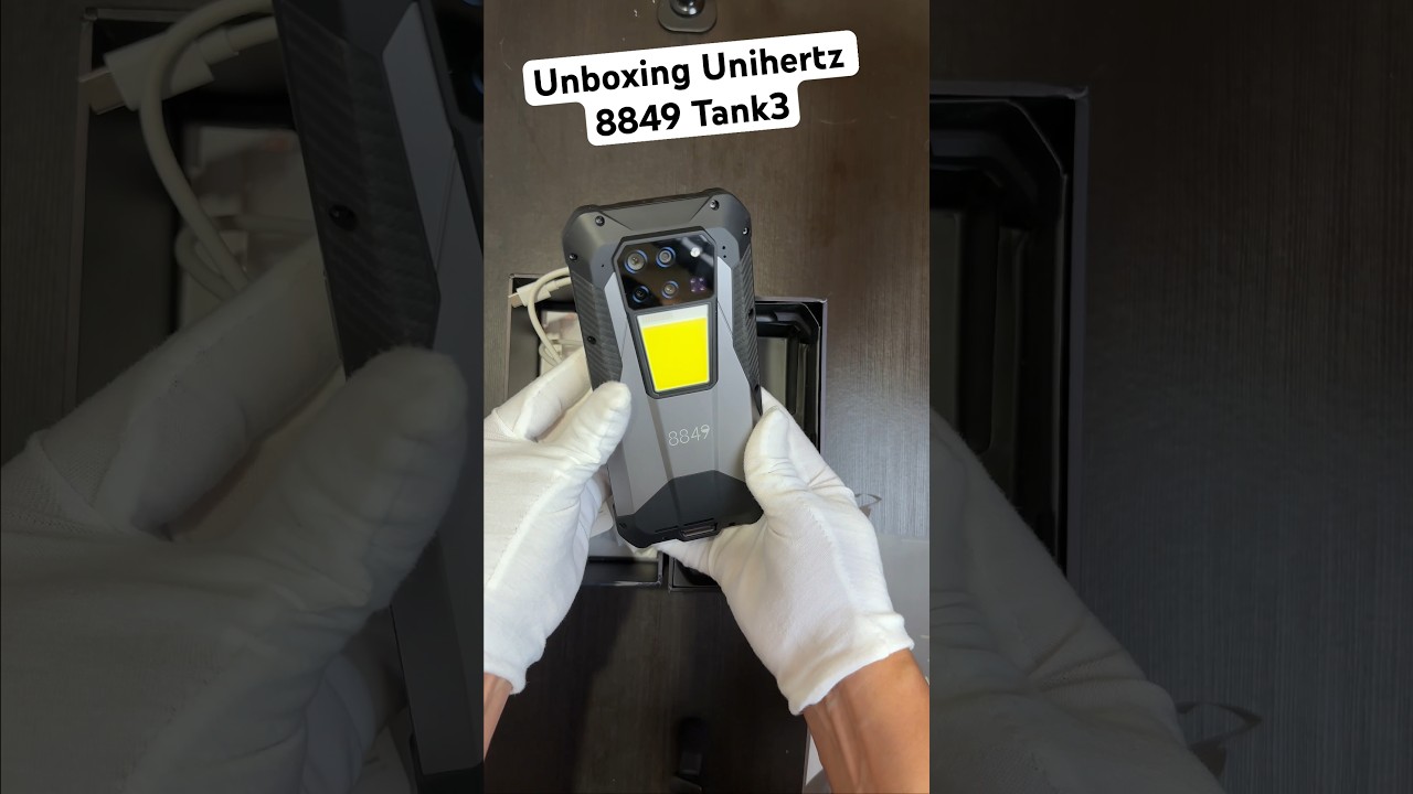 Unboxing Unihertz 8849 tank 3 #smartphone #8849 #tank3 