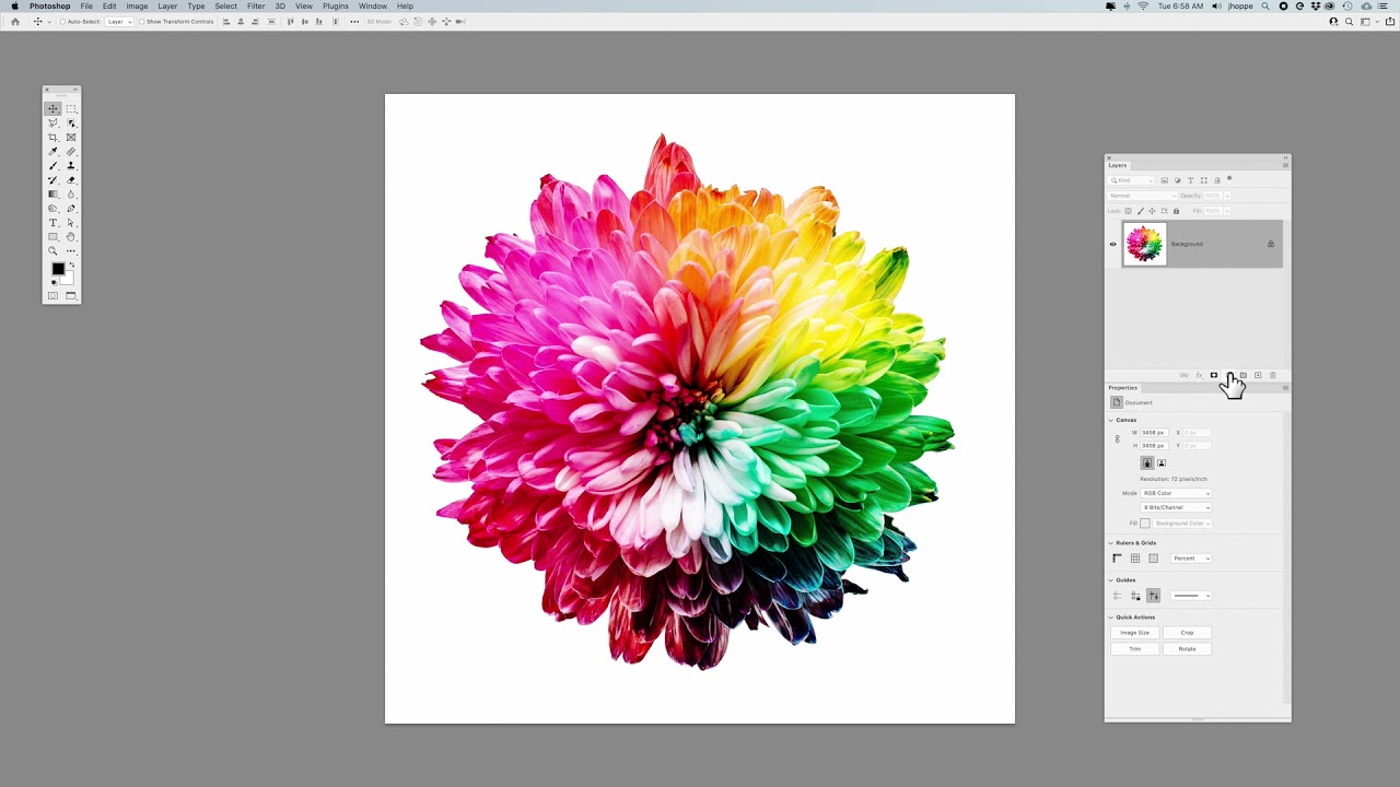 Black & White Adjustment Layer for color adjustment in YouTube