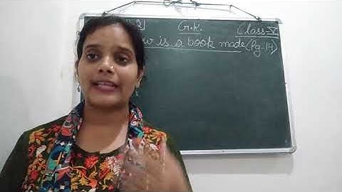 Class V General Knowledge 14 06 2021 by Ms Anchal Singh, How a book is made?