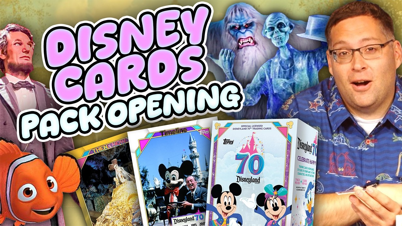 Another Disneyland 70th Anniversary Topps Trading Card Box Break