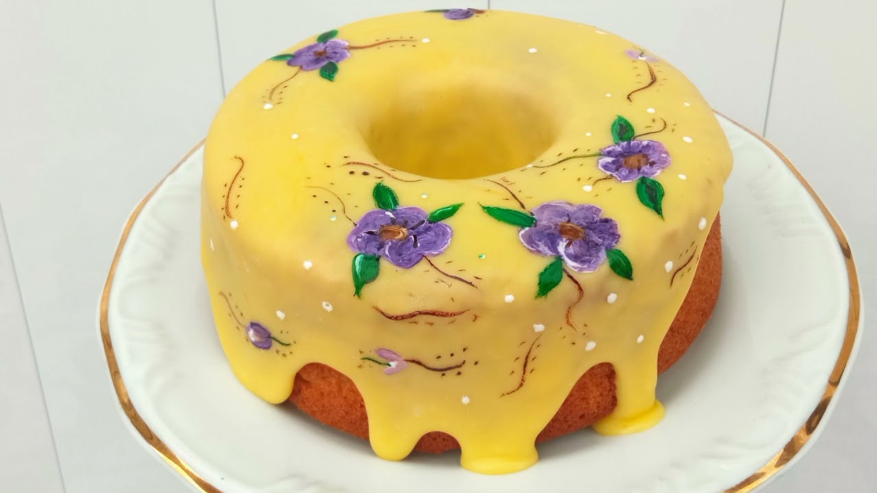 Ninguém acreditou que eu pintei esse bolo