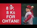 Shohei Ohtani dazzles on the mound allowing 1 R over 8 IP and blasts his 40th HR of the season!