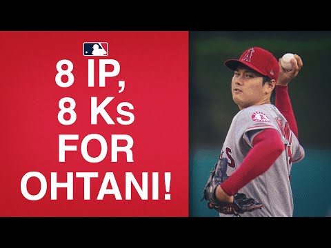 Shohei Ohtani dazzles on the mound allowing 1 R over 8 IP and blasts his 40th HR of the season!