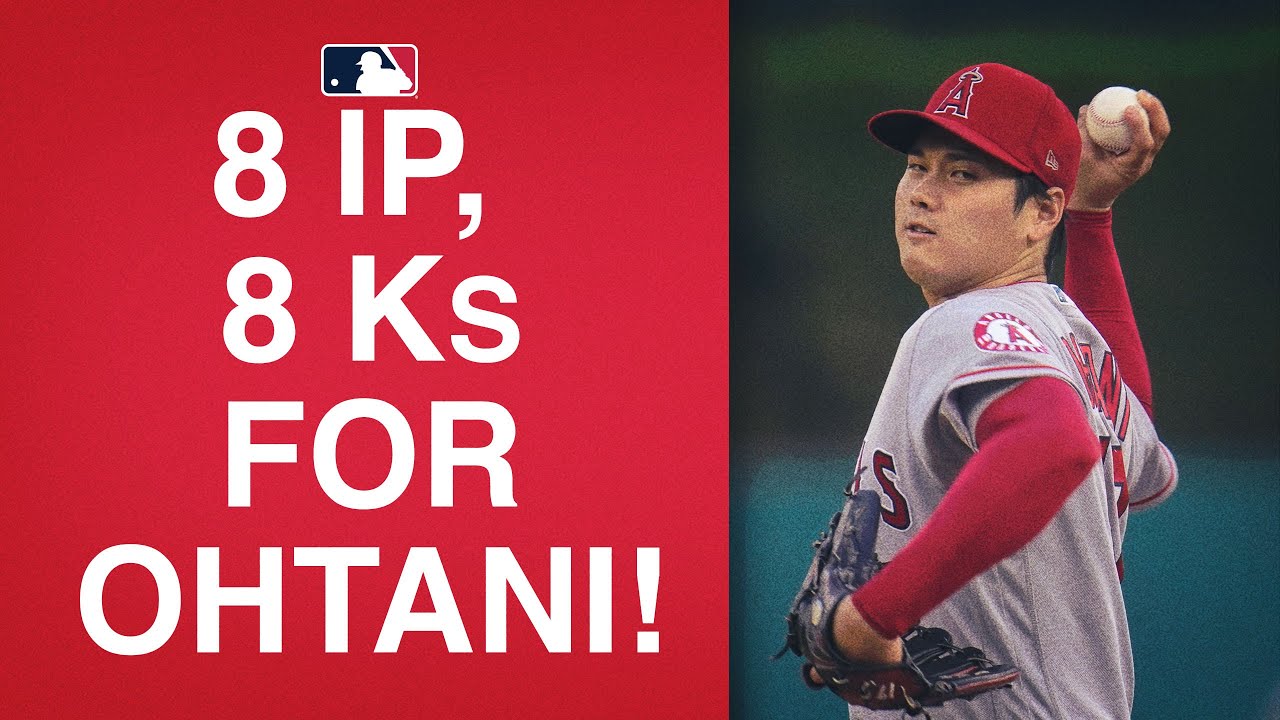 Shohei Ohtani dazzles on the mound allowing 1 R over 8 IP and