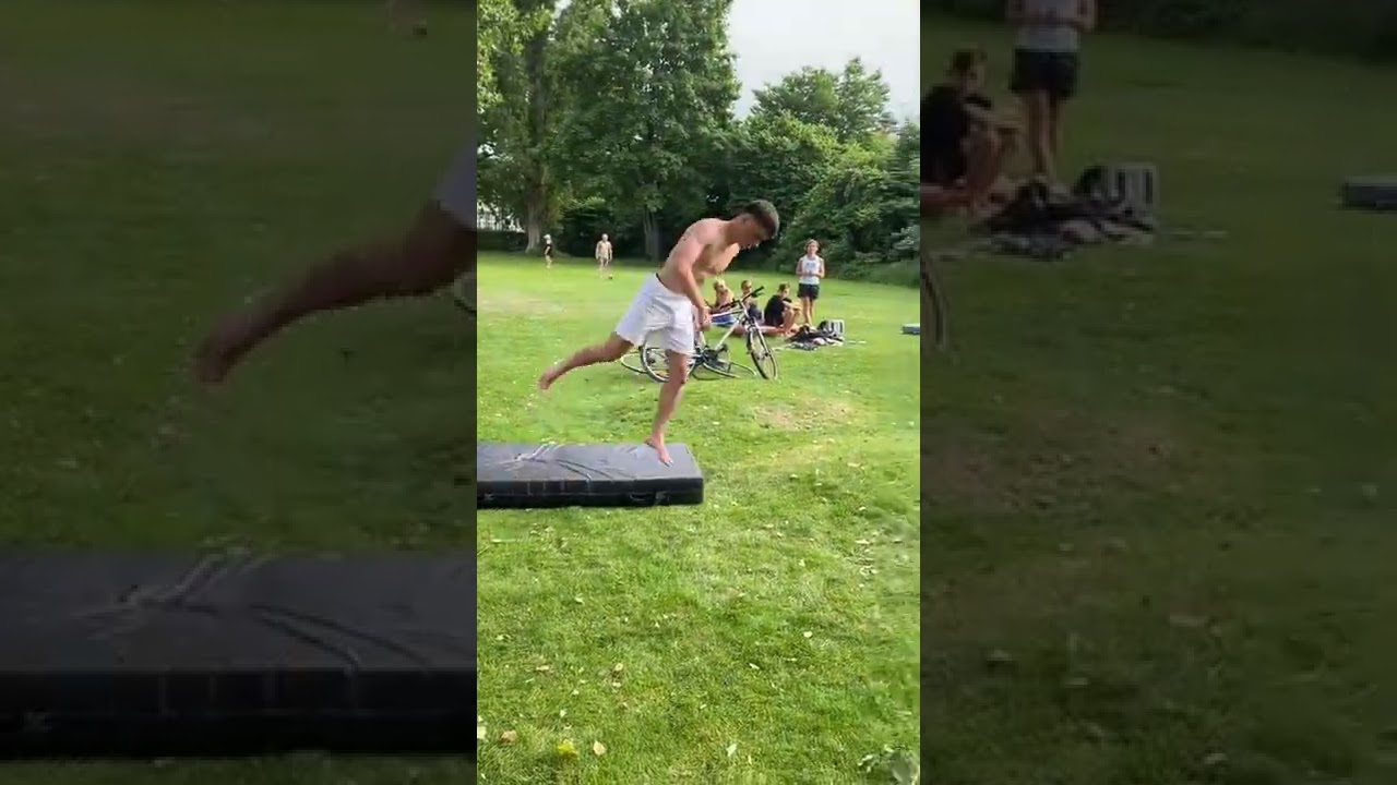 Double sideflip on ground🔥