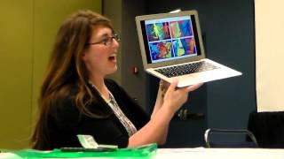 Tricia Fuglestad giving her 2016 NAEA Tech presentation on how she uses iPads with her kids