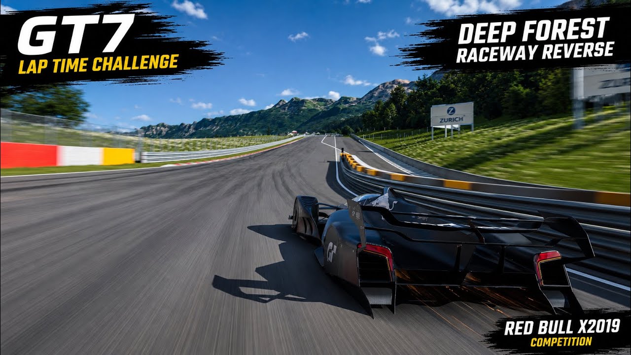 GT7 Lap Time Challenge | Deep Forest Raceway Reverse | Red Bull