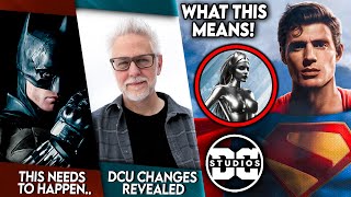 DCU CHANGES?! James Gunn Talks DCU Canon, SUPERMAN Movie News, The Batman 2 & MORE!!