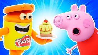 Peppa Pig Official Channel | Peppa Pig's Funny Prank | Play-Doh Show Stop Motion