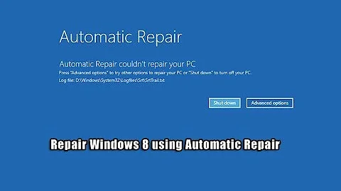 Repair Windows 8 using Automatic Repair
